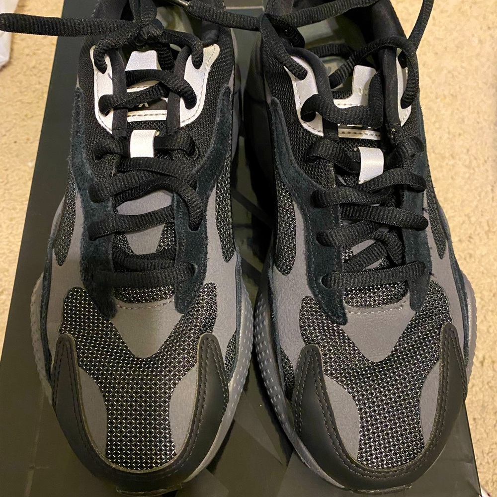 Puma RS X3 Puzzle in puma black and castle rock